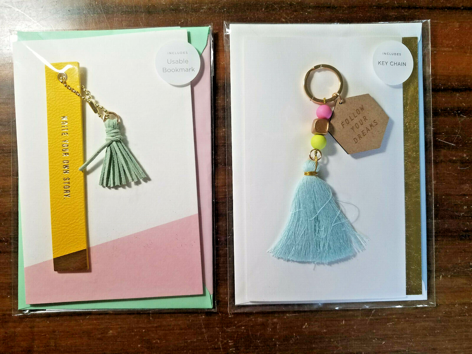 2 GRADUATION Greeting Cards SIGNATURE Congradulations Bookmark Keychain Grad