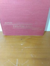 Theatre U.S.A., 1665 to 1957 by Barnard Hewitt (1959) First Edition? Good condt! - £10.76 GBP