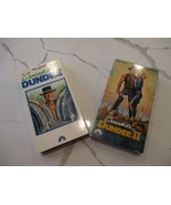 VHS Crocodile Dundee movie set Crocodile Dundee 2 Paramount Paul Hogan - £39.32 GBP