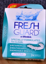 Fresh Guard Soak by Efferdent 24 Count for Retainers Clear Braces Mouth ... - $715.86 MXN