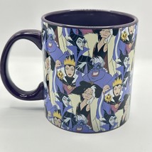 Disney Store Exclusive Villan Witches Collage Coffee Mug Purple X-Large 20 oz - £16.52 GBP