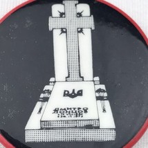 Ukrainian  Catholic Tomb Pin Button Pinback Vintage Ukraine - $9.89