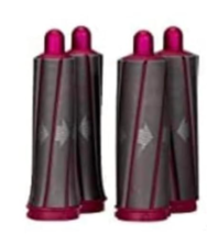 Genuine Dyson Airwrap Hair Styler Curling Barrels Attachments Wave Tool Set of 4 - £61.50 GBP