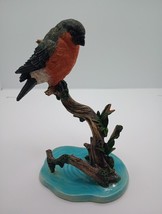 Vintage 2003 Westland Giftware Resin Bird Tree Lake Finch Figurine - £8.70 GBP