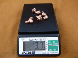 (R600-1-7) solid 13.7 grams Copper KEWEENAW element metal Michigan sculpture - £10.46 GBP