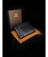 Brizard and Co.&quot; 4- Cigar Case - Black Caiman Alligator Golfers Case NIB - £468.21 GBP