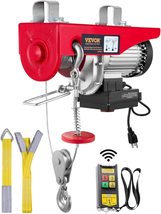 Electric Steel Wire Winch with Wireless Remote Control, 40Ft Single Cable Liftin - £200.41 GBP