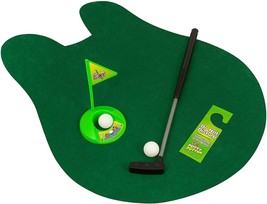 New Toilet Mini Golf Potty Putter Bathroom Game Novelty Putting Gift Toy Trainer - £10.99 GBP
