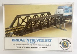 Bachmann HO Scale Bridge &#39;N Trestle Set 17 pieces No. 46225 NEW - $10.68