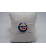 Vtg Cello 1.25&quot; Richard Nixon Now Pin Back Campaign Button 1972 Presiden... - $9.99