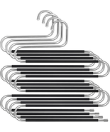 S-Shape Pants Hangers Space Saving Trousers Hangers 4 Pack, 5 Layer Stai... - $41.21