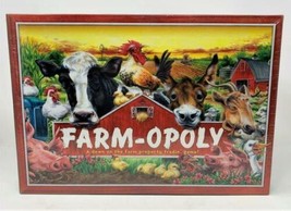Farm-Opoly Game A down on the farm  property tradin game by Late for the Sky NEW - £22.95 GBP