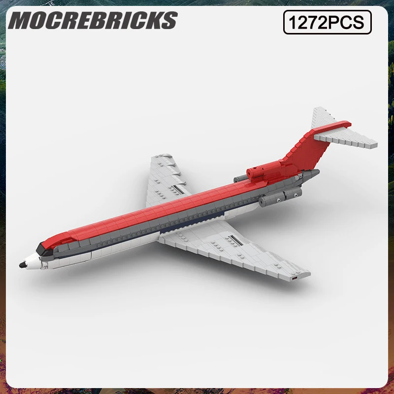 Military Series Boeing 727 – Northwest Airlines Airplane MOC Assembling Building - £187.96 GBP