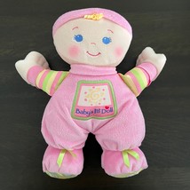 2008 Fisher-Price Brilliant Basics 10&quot; Baby&#39;s First Doll Lovey Rattle - $33.85