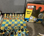 The Simpsons Chess Set Tin 1998 Cardinal Brand Vintage Complete - $24.70