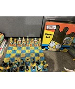 The Simpsons Chess Set Tin 1998 Cardinal Brand Vintage Complete - £19.53 GBP