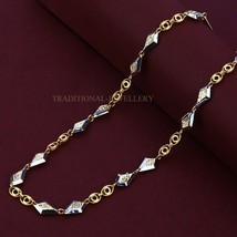 Unisex Italian Turkey chain 916% 22k Gold Chain Necklace Daily wear Jewelry 15 - £3,039.80 GBP+