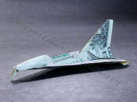 CONCORDE Jet Fighter Money Origami - Dollar Bill Art - Military Gift for Army Na - £11.95 GBP