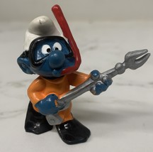 Smurfs Vintage 1979 Smurf Frogman Scuba Diver Schleich PEYO - $8.25 CAD