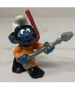Smurfs Vintage 1979 Smurf Frogman Scuba Diver Schleich PEYO - $8.25 CAD