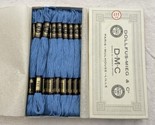 D-M-C Embroidery Floss 334 Blue Box Of 24 New Old Stock DMC France - $22.75