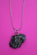 Meterorite Necklace W/ Chain Campo Del Cielo 11.7 Grams Genuine Dino Girl COA 14 - $40.87 CAD