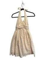 Anthropologie MOULINETTE SOEURS Womens Dress Halter Top A-Line Striped Sz 2 - £17.36 GBP