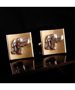 Vintage Dog Cufflinks - Golden Retriever -  Cocker Spaniel - Irish sette... - £86.91 GBP