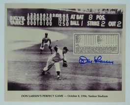 Don Larsen Signed Autographed 8x10 Don Larsens Perfect Game Photo NY Yankees - £15.81 GBP