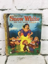 Walt Disney&#39;s Snow White and the Seven Dwarfs Little Golden Book  E Printing VTG - £9.48 GBP