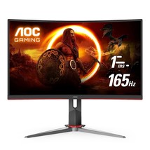 C32G2 32&quot; Curved Frameless Gaming Monitor Fhd, 1500R Curved Va, 1Ms, 165Hz, Free - £269.98 GBP