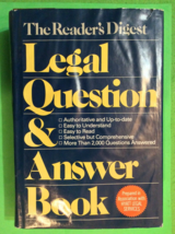 Legal Question &amp; Answer Book By Reader&#39;s Digest - Hardcover - £12.60 GBP