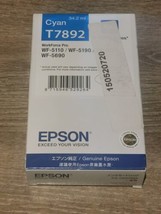 Epson T7892 XXL Genuine Cyan Original Ink Cartridge│For WorkForce Pro│34.2 ml - $36.10
