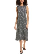 B Collection by Bobeau Women&#39;s Tank Midi Dress With Double Slits Grey L B4HP $58 - £26.70 GBP