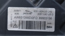 2010-15 Jaguar XJ XJR Headlight Lamp Xenon NON-AFS Driver Left LH - POLISHED image 9
