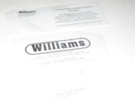 WILLIAMS- 0/027 - Passenger Car Customer Info PACKET- EXC.- SR71 - £2.73 GBP