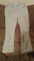 000 Girls 7 Slim Old Navy Gray Corduroy Sparkle Pants - $5.99