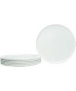 White Six Piece Round Coupe Porcelain Service For Six Dinner Plate Set - $2,831.87 MXN