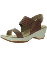 Halsa Footwear Size US 9.5 M Women&#39;s Leather Strappy Wedge Heel Sandals ... - $138.47 CAD