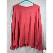 Lucky Brand Super Soft Jersey Lightweight Sweater Cozy Crewneck Top Size XL - $464.68 MXN