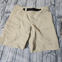 The North Face Mens Belted Nylon Cargo Hiking Shorts Size 32 Medium Tan - £15.93 GBP