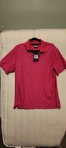 Nwt Men&#39;s Nike Golf DRI-FIT Athletic Stretch Polo Shirt Pink Size Medium - £22.15 GBP