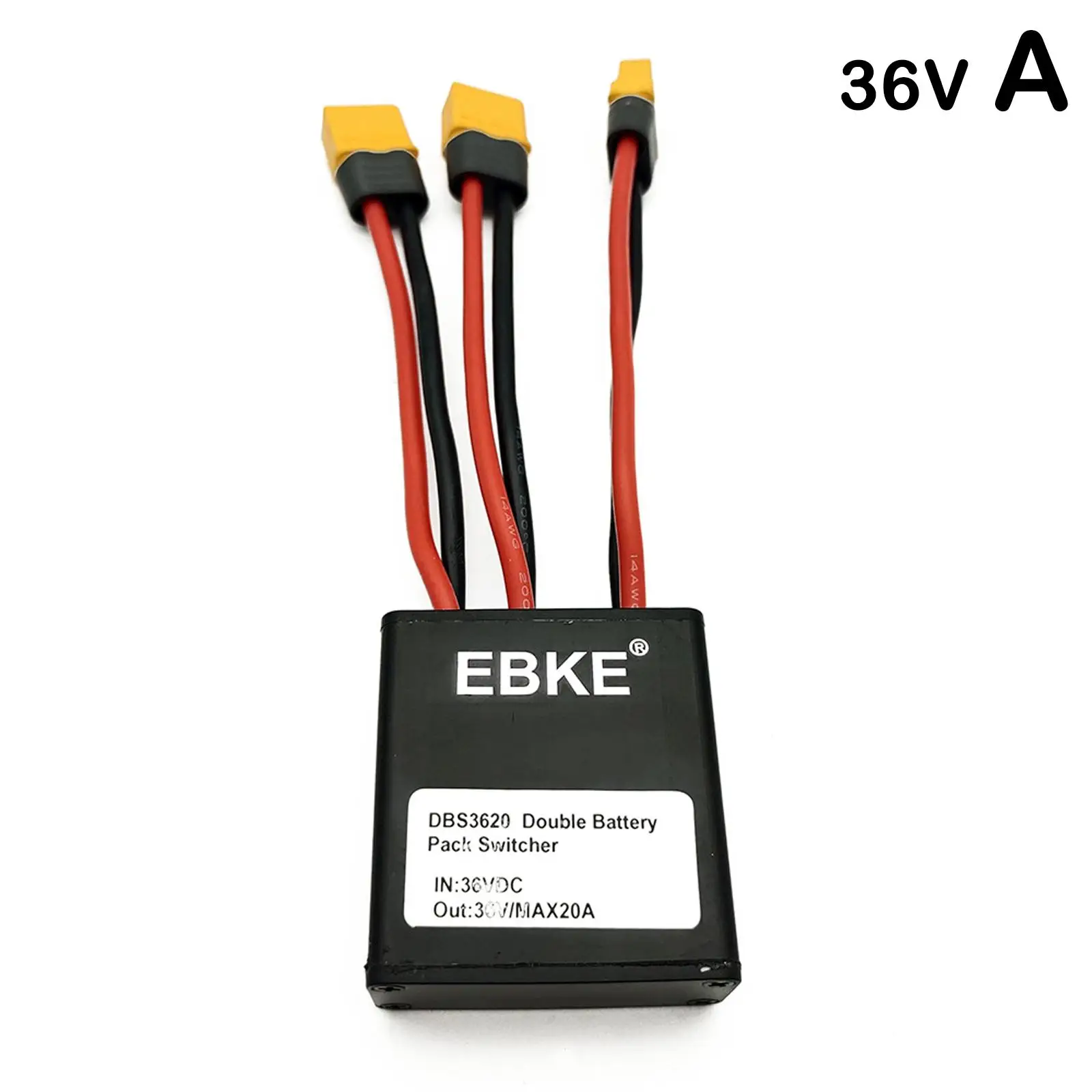 Double Battery Discharge Converter for E-bike Dual-Battery Connection Adapter Sw - £111.00 GBP