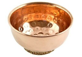 Plain Hammered Copper Offering / Altar Bowl! - $181.52 MXN