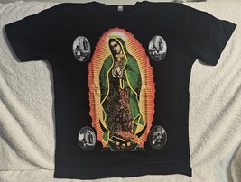 GUADALUPE VIRGIN MARY PRAY MIRACLE RELIGIOUS RELIGION T-SHIRT - $12.39