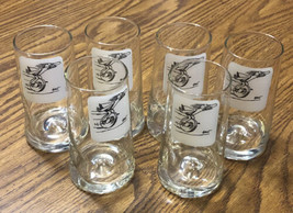 Vintage 70s Hart Comic Strip BC Caveman Drink Glasses 8oz. Set Of 6 Glasses- VGC - £30.57 GBP