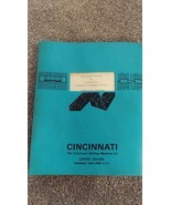 Cincinnati Milacron Machine Acramatic IV Contournage Contrôle Manuel # - - $210.29 CAD