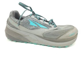 Altra Olympus 3.0 Size 10.5 Women’s Grey Teal Trail Running Shoes AFW185... - £32.01 GBP