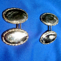 Antique Art Deco Solid 14k Gold Cuff Links Unique Vintage Gatsby style D... - €818,32 EUR