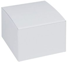 White One-Piece Gift Boxes, 3 x 3 x 2 - $34.66
